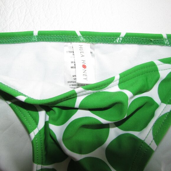 Hula Honey Green Polka Dot Bikini - Small - Picture 9 of 10